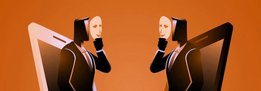 illustration of an imposter