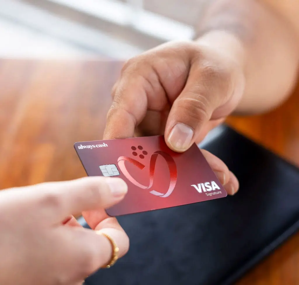 paying with the Always Cash Credit Card