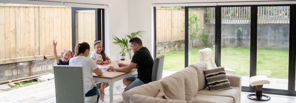 family at home