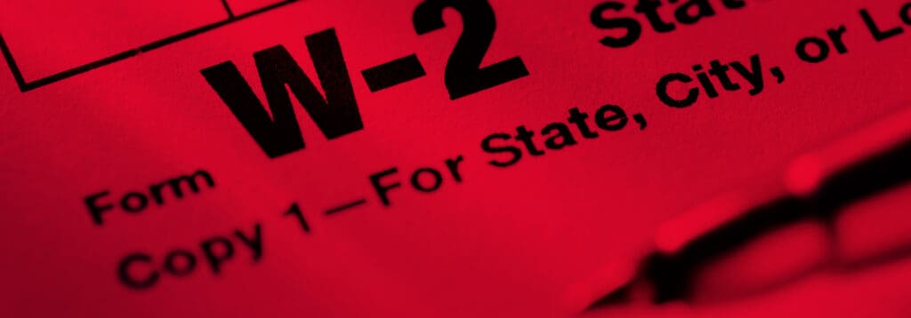 w-2 form with red overlay