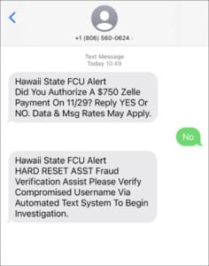 Fraud Alerts Hawaii State FCU