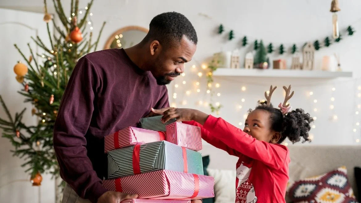 family preparing for holidays