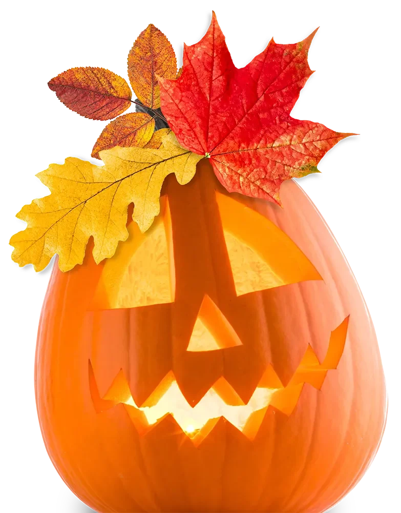 smiling jack o lantern