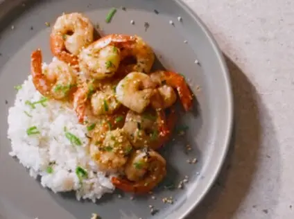 miso garlic butter shrimp