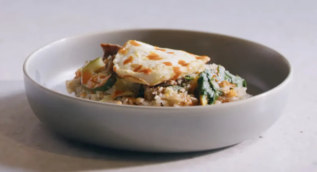 Bites on a Budget - Rice cooker bibimbap